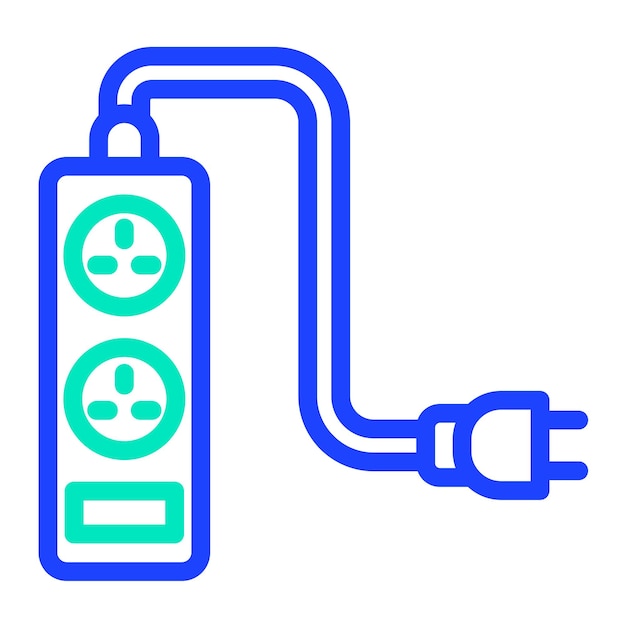 Ilustración del diseño del icono del vector de extensión