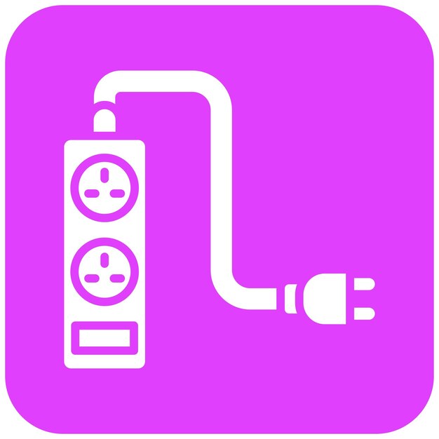 Ilustración del diseño del icono del vector de extensión