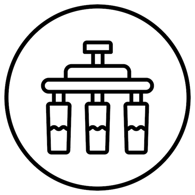 Ilustración del diseño del icono del vector del filtro de agua