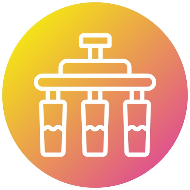 Ilustración del diseño del icono del vector del filtro de agua