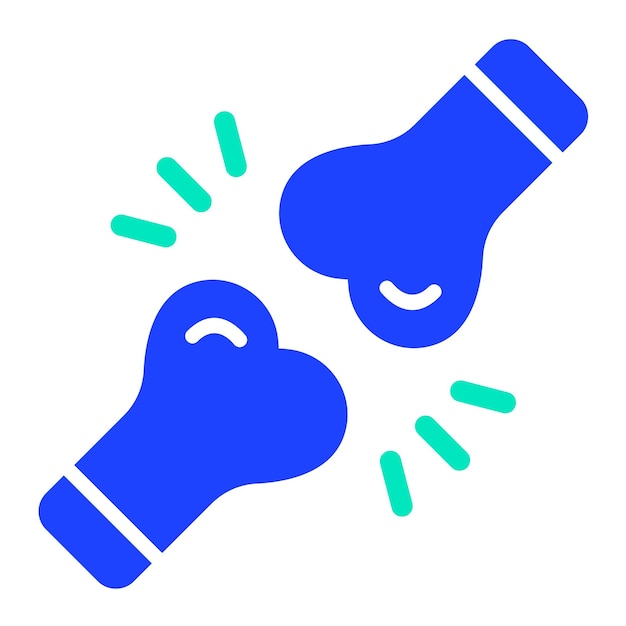 Ilustración del diseño del icono del vector de fractura
