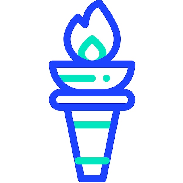 Ilustración del diseño del icono del vector de fuego