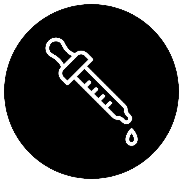 Ilustración del diseño del icono del vector de gotas