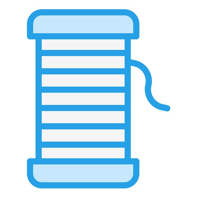 Ilustración del diseño del icono del vector de hilo