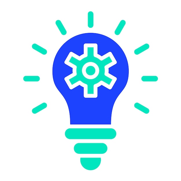Ilustración del diseño del icono del vector de innovación