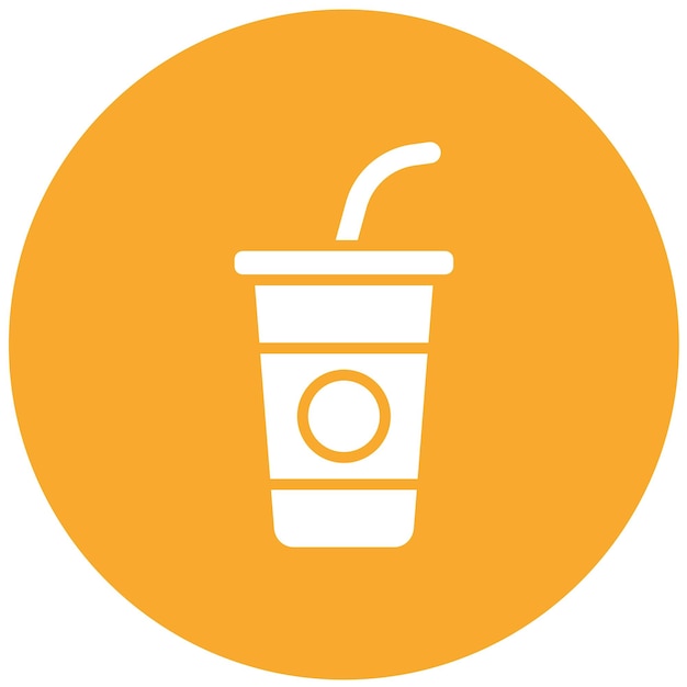 Ilustración del diseño del icono del vector de jugo de frutas