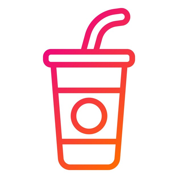 Ilustración del diseño del icono del vector de jugo de frutas