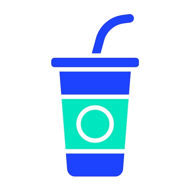 Ilustración del diseño del icono del vector de jugo de frutas