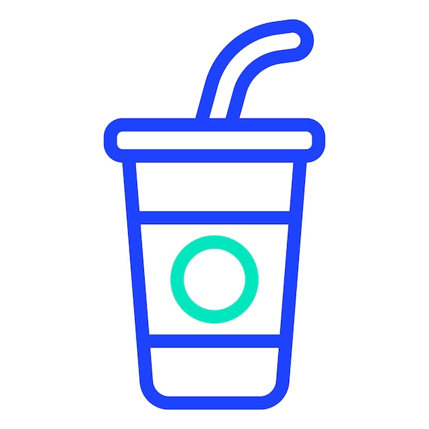 Ilustración del diseño del icono del vector de jugo de frutas