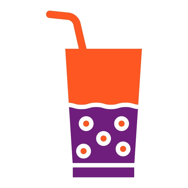Ilustración del diseño del icono del vector de jugo