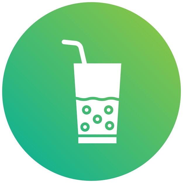 Ilustración del diseño del icono del vector de jugo