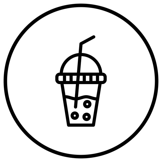 Ilustración del diseño del icono del vector de jugo