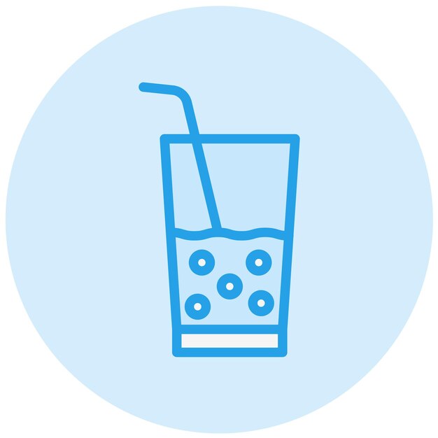 Ilustración del diseño del icono del vector de jugo