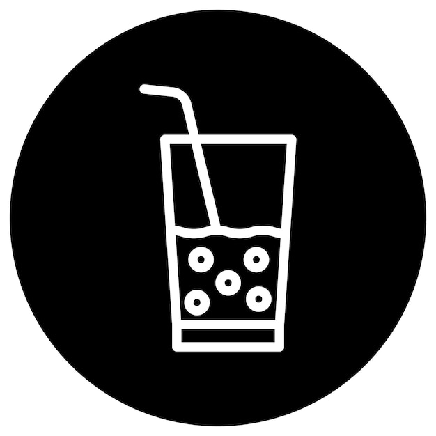 Ilustración del diseño del icono del vector de jugo