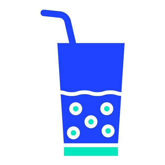 Ilustración del diseño del icono del vector de jugo
