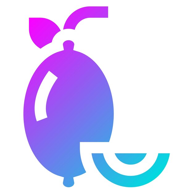 Ilustración del diseño del icono del vector de limón