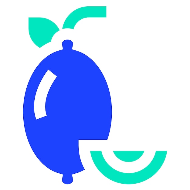 Ilustración del diseño del icono del vector de limón