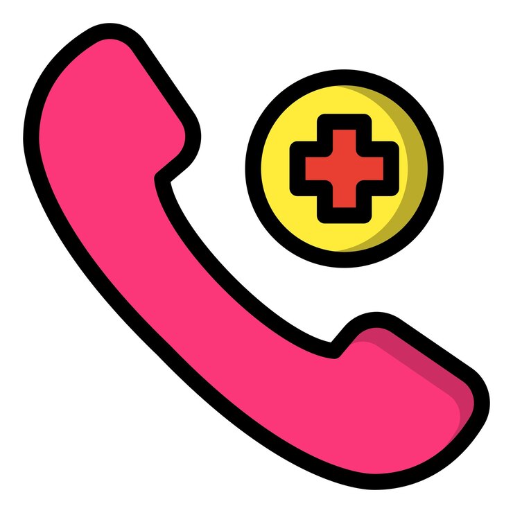 Vector ilustración del diseño del icono del vector de llamadas