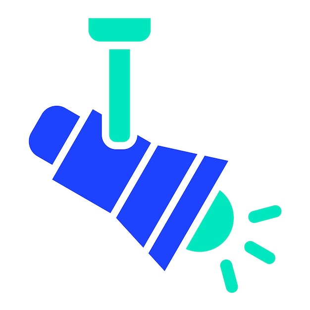 Ilustración del diseño del icono del vector de luz