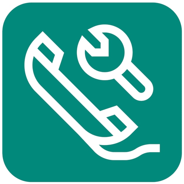Ilustración del diseño del icono del vector de mantenimiento de Cal