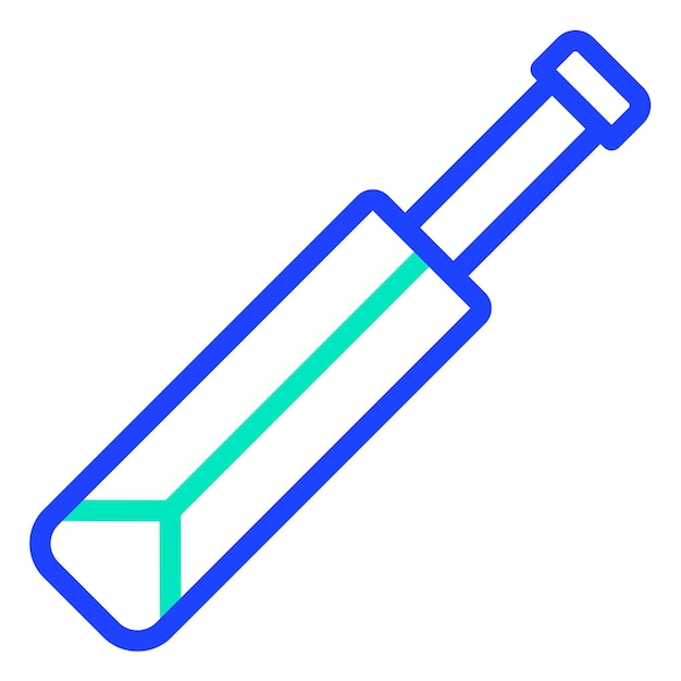 Ilustración del diseño del icono del vector de murciélago