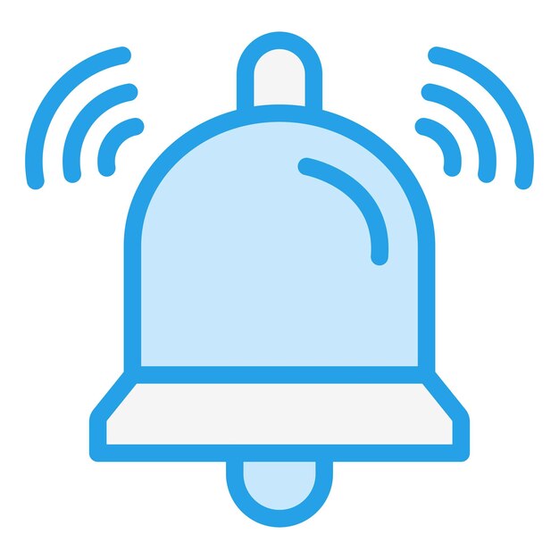 Ilustración del diseño del icono del vector de notificación