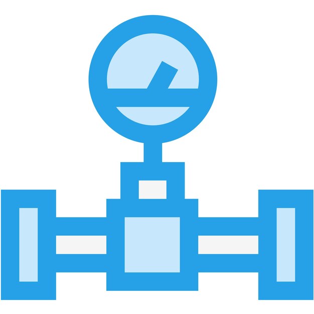 Ilustración del diseño del icono del vector del oleoducto