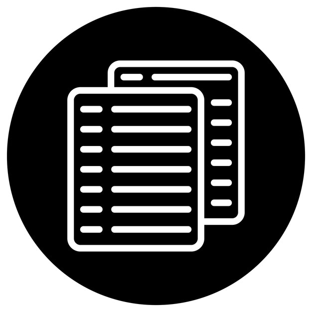 Ilustración del diseño del icono del vector ortográfico