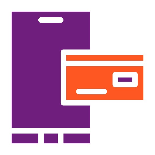 Ilustración del diseño del icono del vector de pago en línea