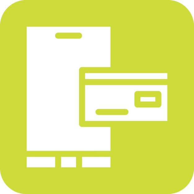 Ilustración del diseño del icono del vector de pago en línea