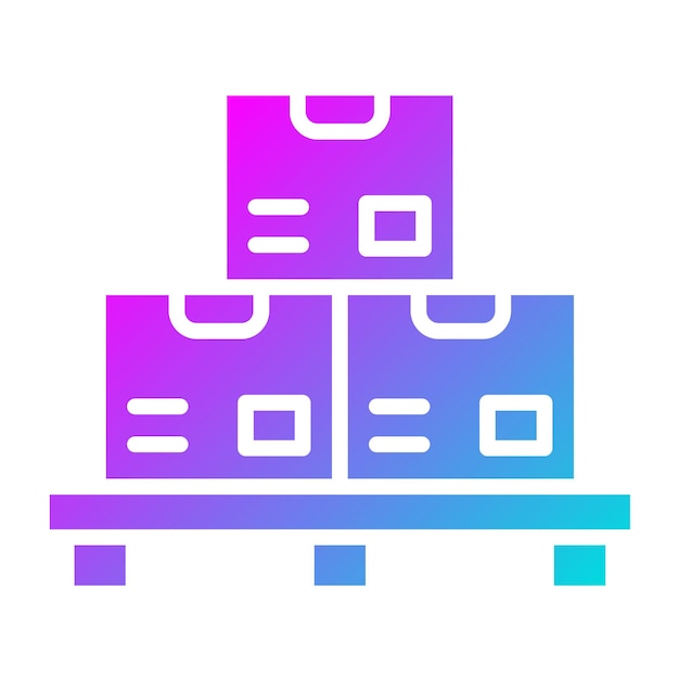 Ilustración del diseño del icono del vector de paleta