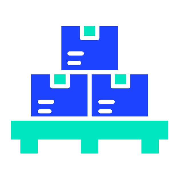 Ilustración del diseño del icono del vector de paleta
