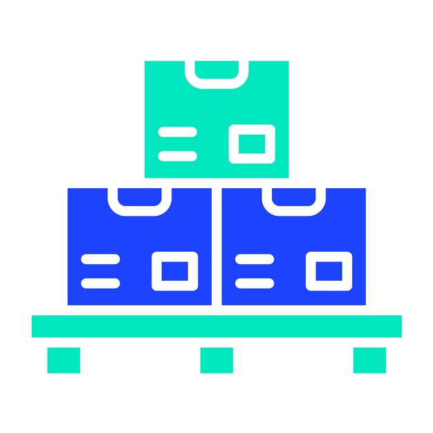 Ilustración del diseño del icono del vector de paleta
