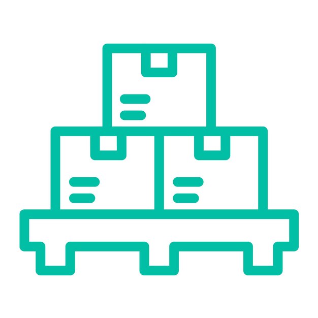 Ilustración del diseño del icono del vector de paleta