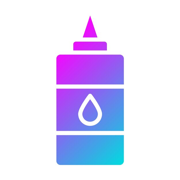 Ilustración del diseño del icono del vector de pegamento
