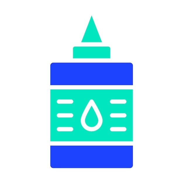 Ilustración del diseño del icono del vector de pegamento