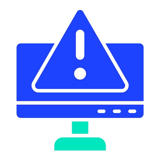 Ilustración del diseño del icono del vector de peligro