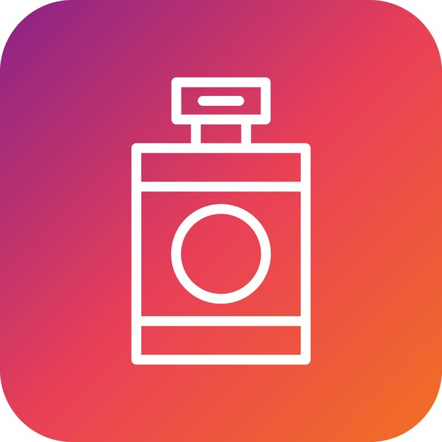 Ilustración del diseño del icono del vector de perfume