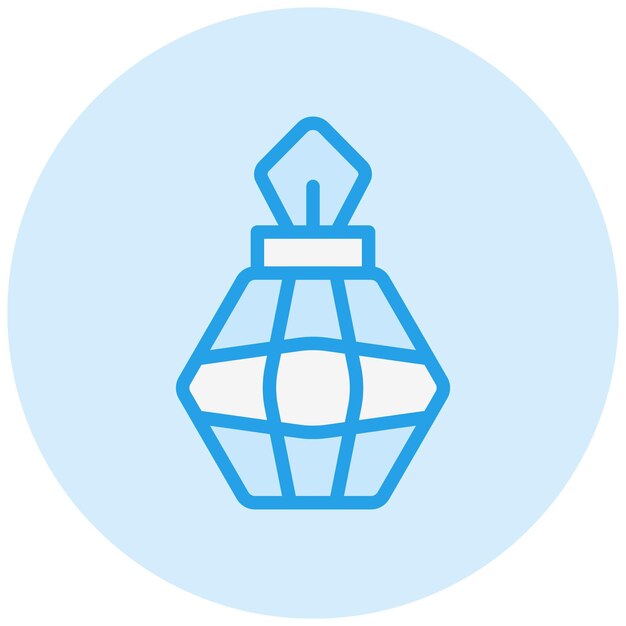 Ilustración del diseño del icono del vector de perfume