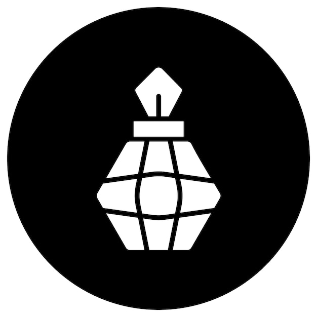 Ilustración del diseño del icono del vector de perfume