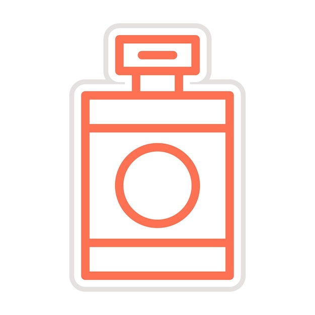 Ilustración del diseño del icono del vector de perfume