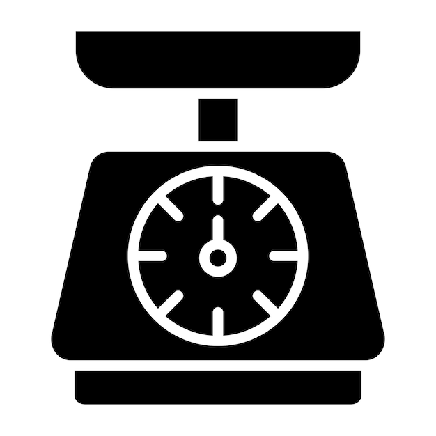 Ilustración del diseño del icono del vector de peso