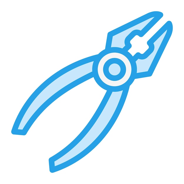 Ilustración del diseño del icono del vector de pinza