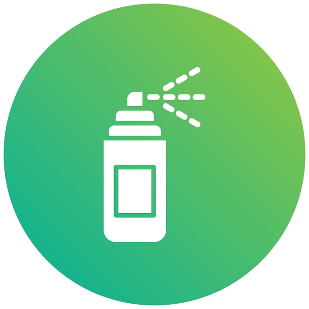 Ilustración del diseño del icono del vector de pulverización