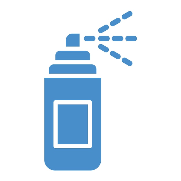 Ilustración del diseño del icono del vector de pulverización