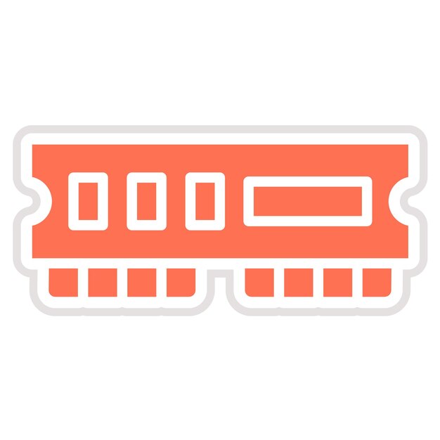 Ilustración del diseño del icono del vector de Ram