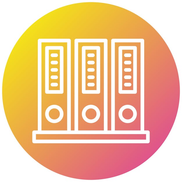 Ilustración del diseño del icono del vector de regunación