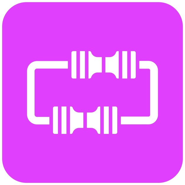 Ilustración del diseño del icono del vector de resistencia