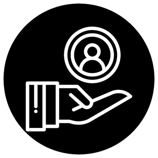 Ilustración del diseño del icono del vector de responsabilidad