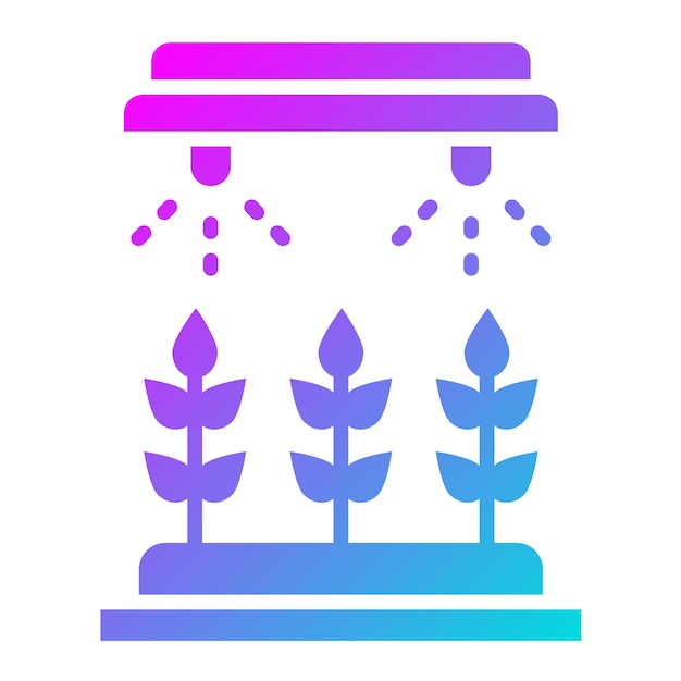 Ilustración del diseño del icono del vector de rociadores